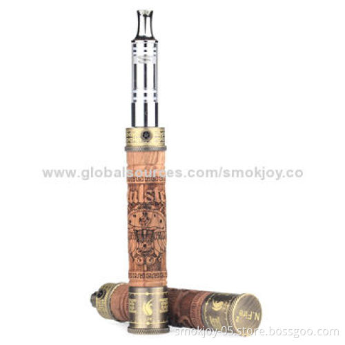 Smokjoy Wooden E Cig Big Batteries, Vaporizer Nfire 2, 1,000mAh Capacity
